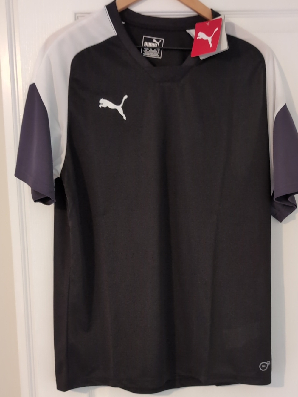 Puma Black Crewneck Sweatshirt with White Puma Logo